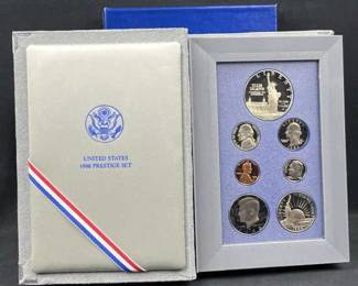 1986 Silver Dollar Prestige Proof Coin Set, US