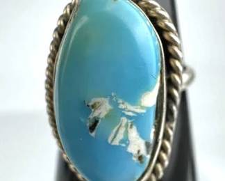 925 Silver Handmade Turquoise Ring