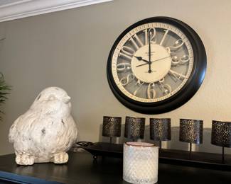 Decor in living room - these items on TV stand