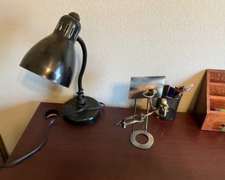 Office items plus another lamp