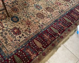 9x12 Karastan wool carpet.  $500