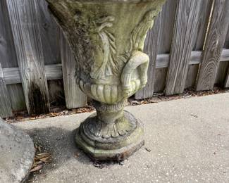 Large cement planter $200