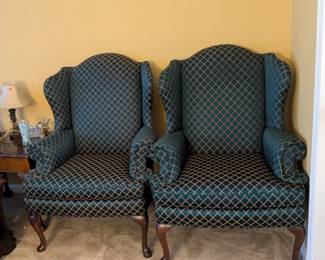 Wing back chairs 