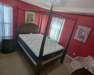 Queen Size Canopy Bed 