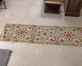 Runner Rug, Accent Chairs, Coffee Table, Console Table, Magazines, Better Homes & Garden 