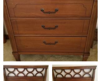 DREXEL Twin Headboards Dresser