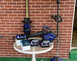 014 Kobalt Cordless Tools w 4 Batteries And 3 Chargers
