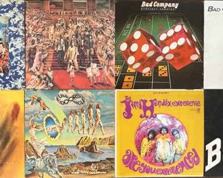 017 Stones Hendrix Bad Co. Vintage Vinyl