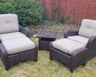 Patio Chairs Ottomans