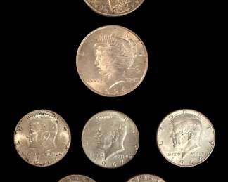 Morgan, Peace, Kennedy Franklin COINS