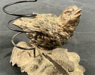 Twos Company Flower Bud Vase Bird & Butterfly
