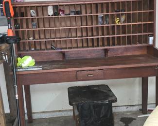 Antique Post Office Desk