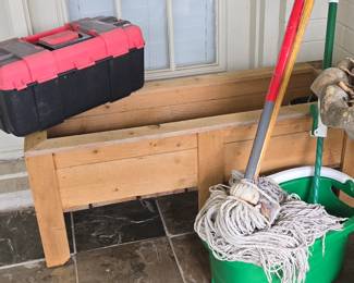 Planter Box - Tool Box - Mop