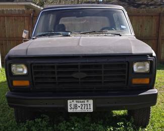 Front View of Bronco