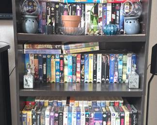 Bookcase - DVD's - VHS Tapes