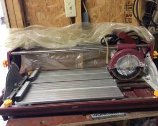 Chicago Electric 7” bridge tile saw with manual $120.