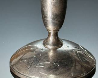 Antique Art Deco Gorham Celeste Sterling Silver Bakelite Compote