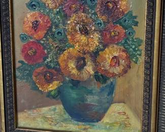 *Original* Floral Still Life Painting Francoise