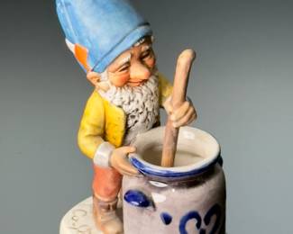 Vintage Hummel Goebel Mike The Jam Maker Co-Boy Gnome 1970 Figurine 502