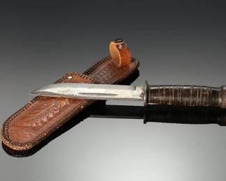 WWII Vintage Cattaraugus 225Q US Fighting Knife