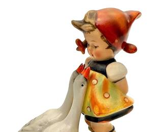 Goebel Hummel Figurine Goose Girl #47/0, Vintage 1973 TMK-5