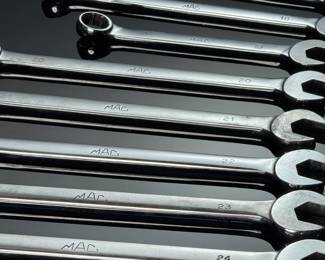 9pc MAC Tools Extra Long Handle Combination Wrench Set  Partial 