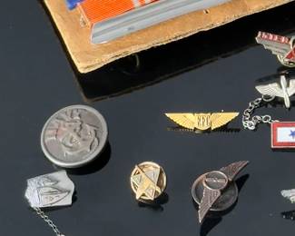 Lot of Vintage Military Pins 