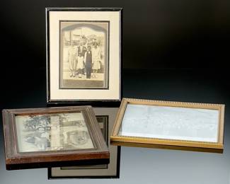 Lot of three antiques/vintage family photos