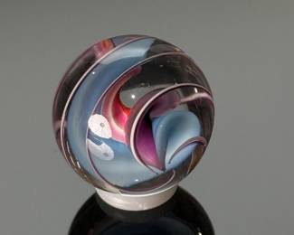 Steven Maslach Cuneo Furnace Marble&nbsp;Studio Art Glass