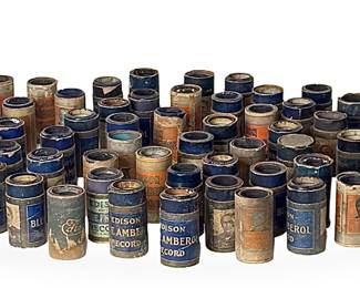 Lot of 77 Edison Blue Amberol Record Cylinder Records 