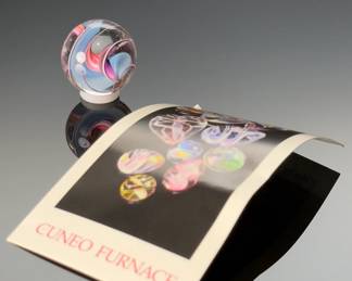 Steven Maslach Cuneo Furnace Marble&nbsp;Studio Art Glass