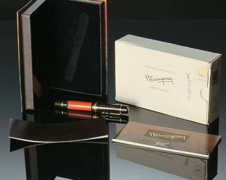 Montblanc Meisterstuck Hemingway Fountain Pen 28602 Limited Edition 18k Gold NIB