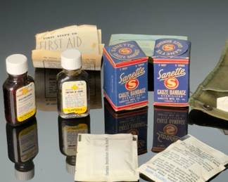 Original U.S. USN Naval Aviator First Aid Pouch Navy S2-1063