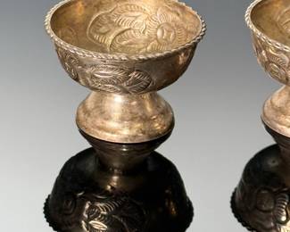 3pc Sterling Silver Doll House Dishes