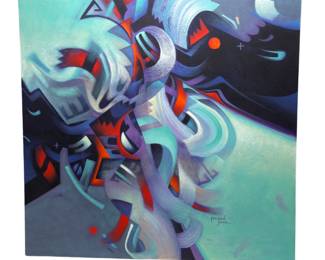 *Original* Art Peterson Yazzie Melodies Acrylic Painting 