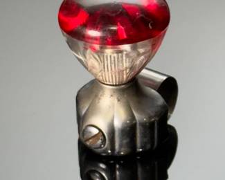 Vintage Red Steering Wheel Suicide Knob Knicker Knob Brodie