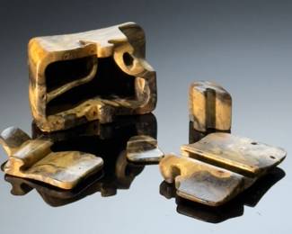  Artist Made Burl-Wood D. Wood Puzzle/Trinket Box Treasure Box