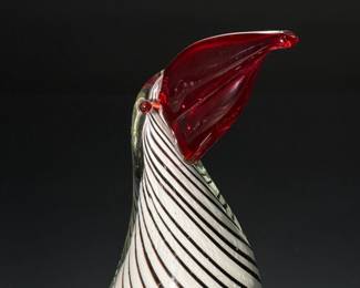 Murano Studio Art Glass Toucan Figure 