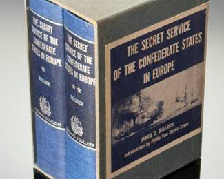 1959 2 Vol The Secret Service of the Confederate States in Europe James D. Bulloch Thomas Yoseloff