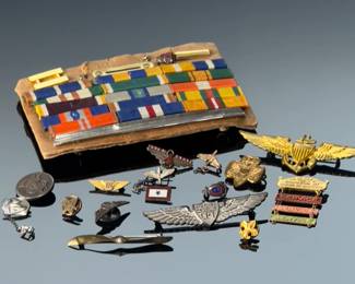 Lot of Vintage Military Pins 