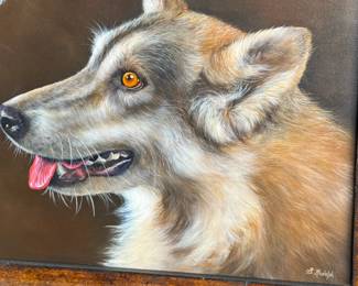 *Original* Barbara Rudolph Bye Bye Birdie Oil Painting 