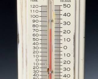 Vintage Phoenix Tallow Co. Thermometer Advertising Sign 