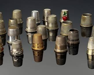 Lot of 20 Thimbles 
