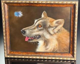 *Original* Barbara Rudolph Bye Bye Birdie Oil Painting 