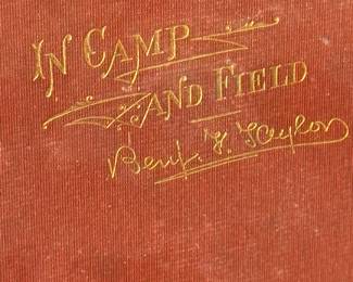 1875 Pictures of Life in Camp And Field Benjamin T Taylor&nbsp;S.C. Griggs & Company