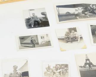  Lot of 13 1940s Military World War II photos
