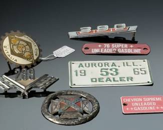 Vintage Automobile/Gas Emblems Auto Related 