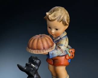 Goebel Hummel Figurine Begging His Share #9, Vintage 1951 TMK-5