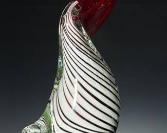 Murano Studio Art Glass Toucan Figure 