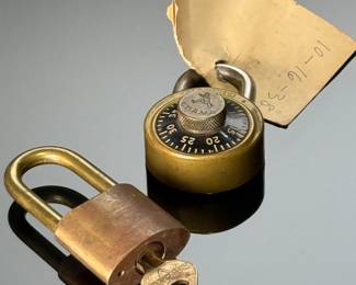 Lot of 6 Vintage Combo/Key locks Master Champ Adlake